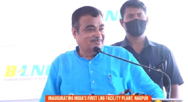 Nitin Gadkari inaugurates country’s first Private LNG Facility plant at Nagpur