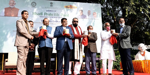 Shri Nitin Gadkari launched Khadi Prakritik paint