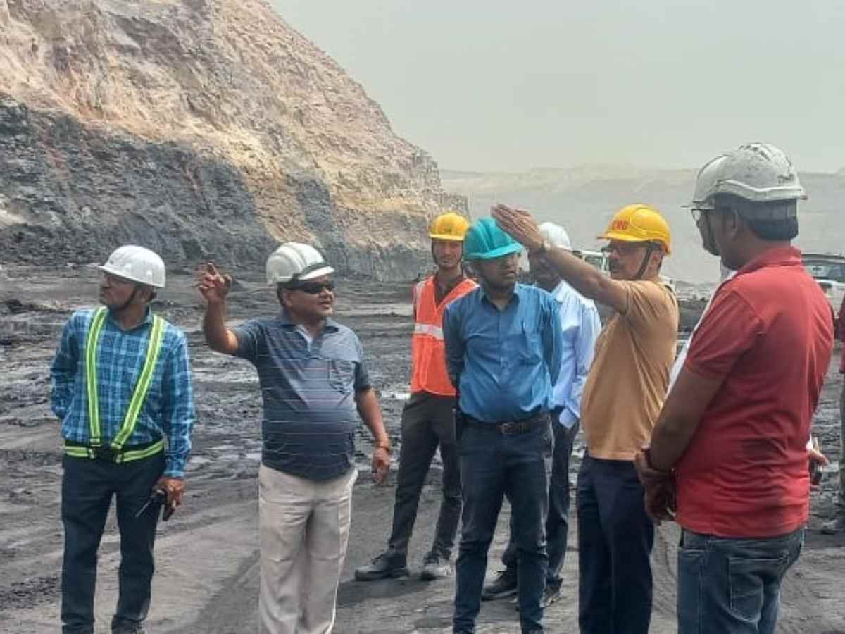 Northern Coalfields Limited CMD inspects Amlohri Area