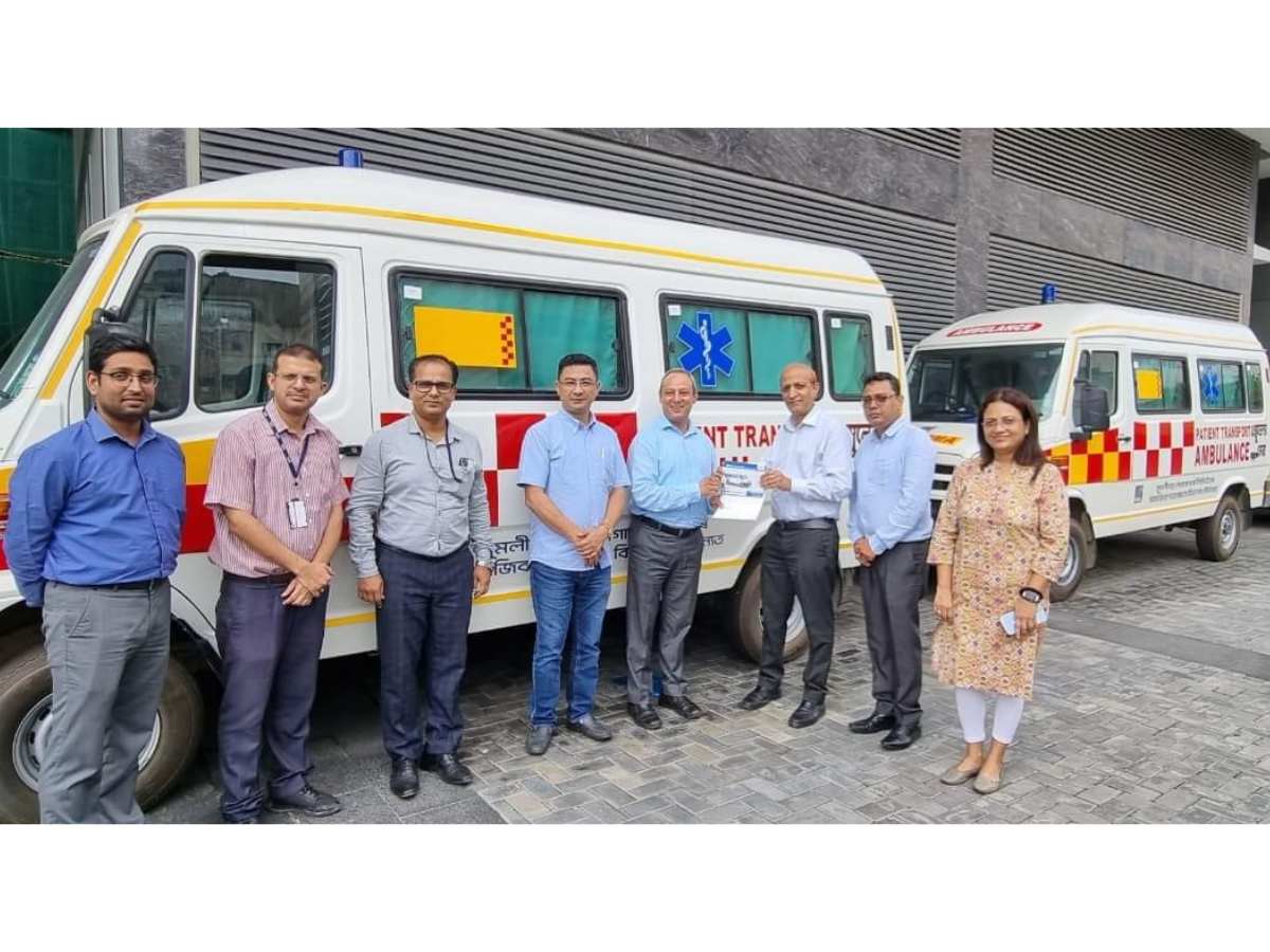 NRL under CSR provides ambulances to Sikkim Football Association