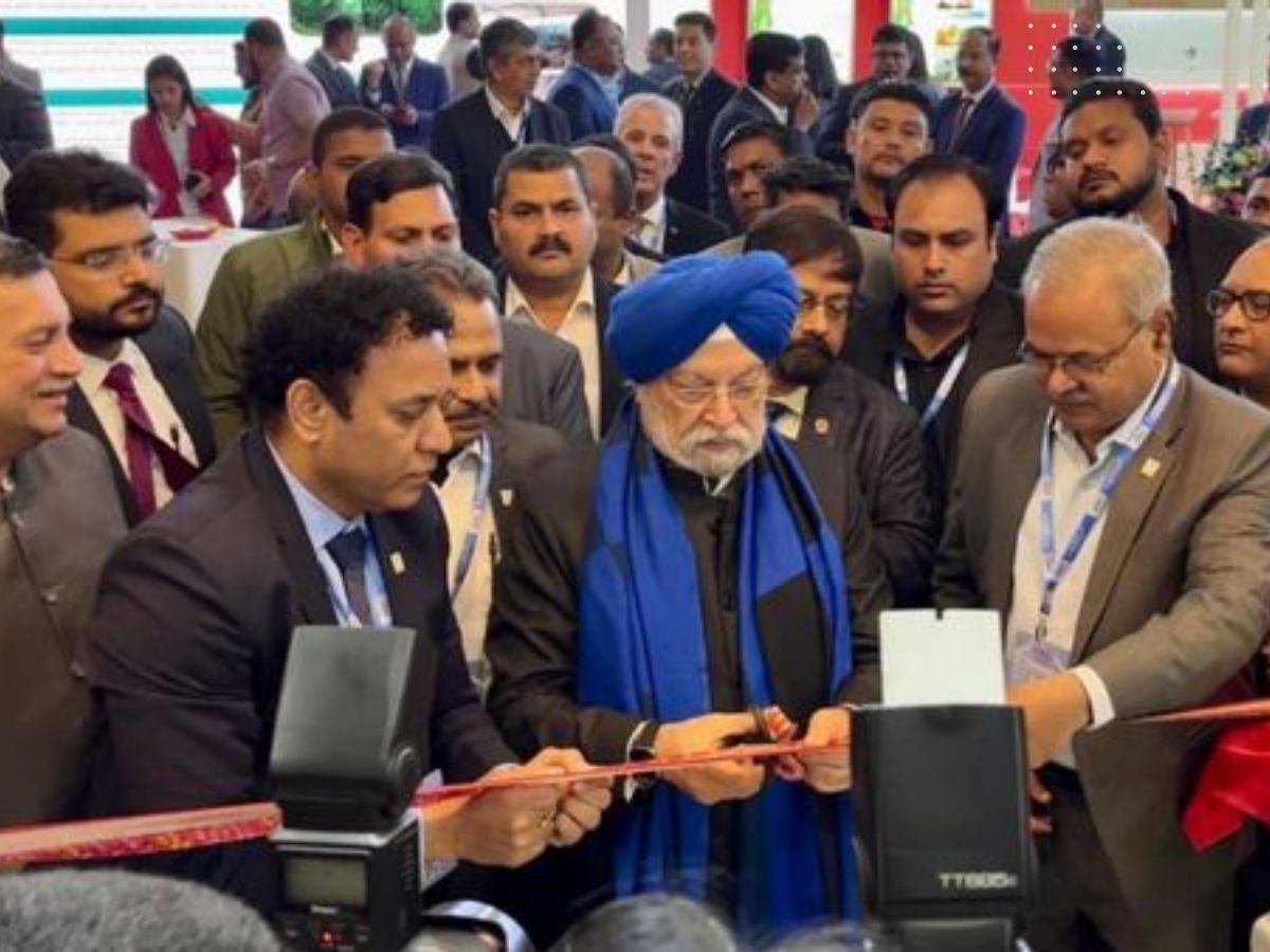 Minister Hardeep Singh Puri inaugurated BPCL stall at Ethanol Pavilion in Auto Expo