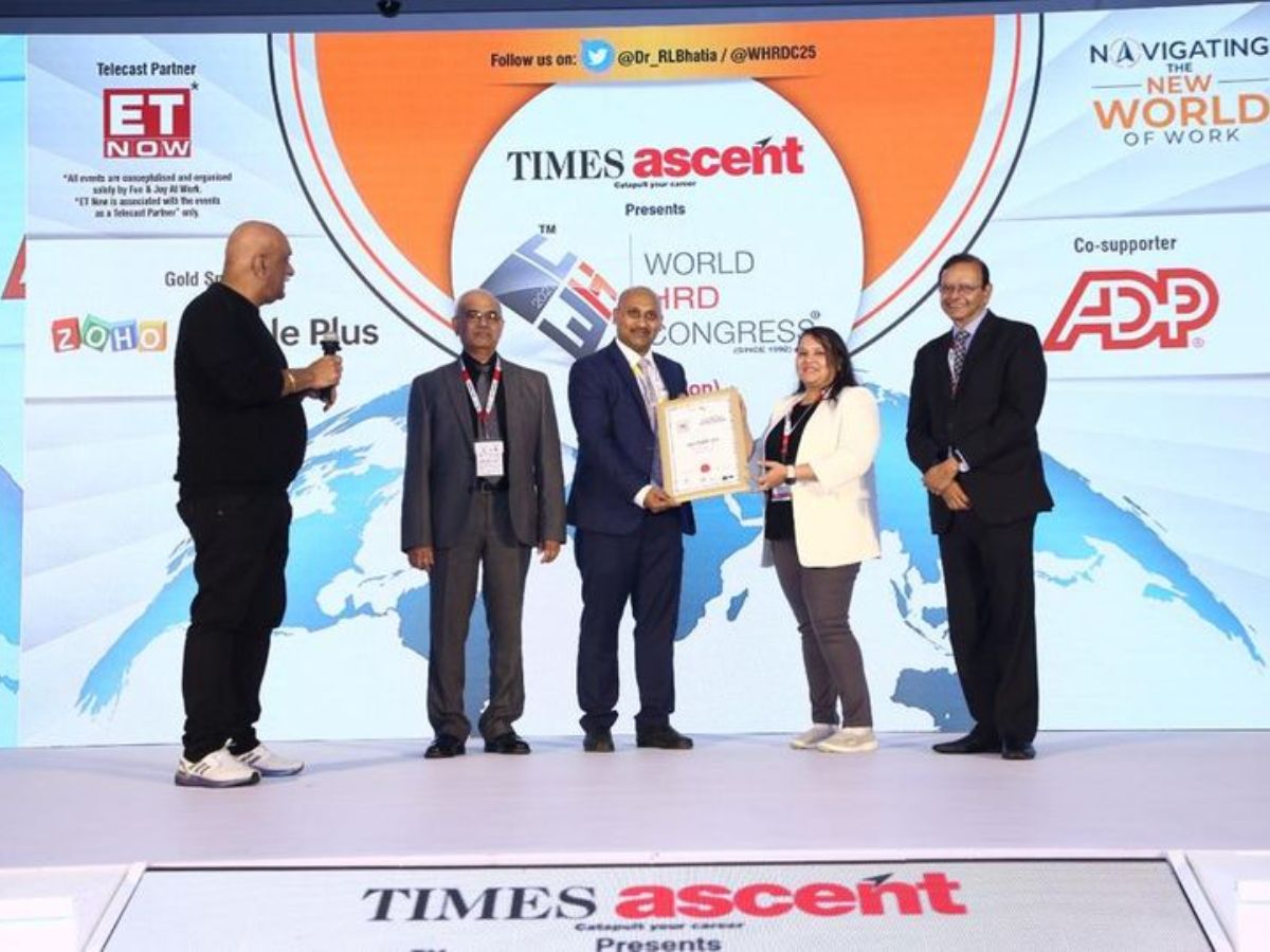 OIL INDIA's Sr Manager (HRD) honoured with Top Most Young HR Achievers Award