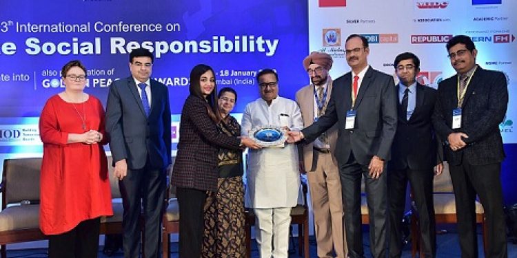 OIL wins Golden Peacock Award for CSR for 2018