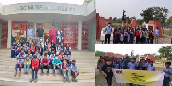 ONGC organizes students’ study visit at Cambay, Karaikal, Jorhat