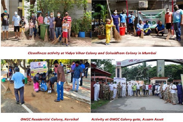 ONGC Swachhta Pakhwada: undertook clean India Projects across 23 pan-India locations
