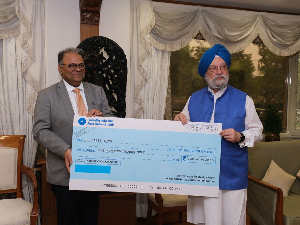 ONGC contributes Rs 100 crores to PM CARES Fund to strengthen nation’s fight against COVID-19 and H3N2 virus