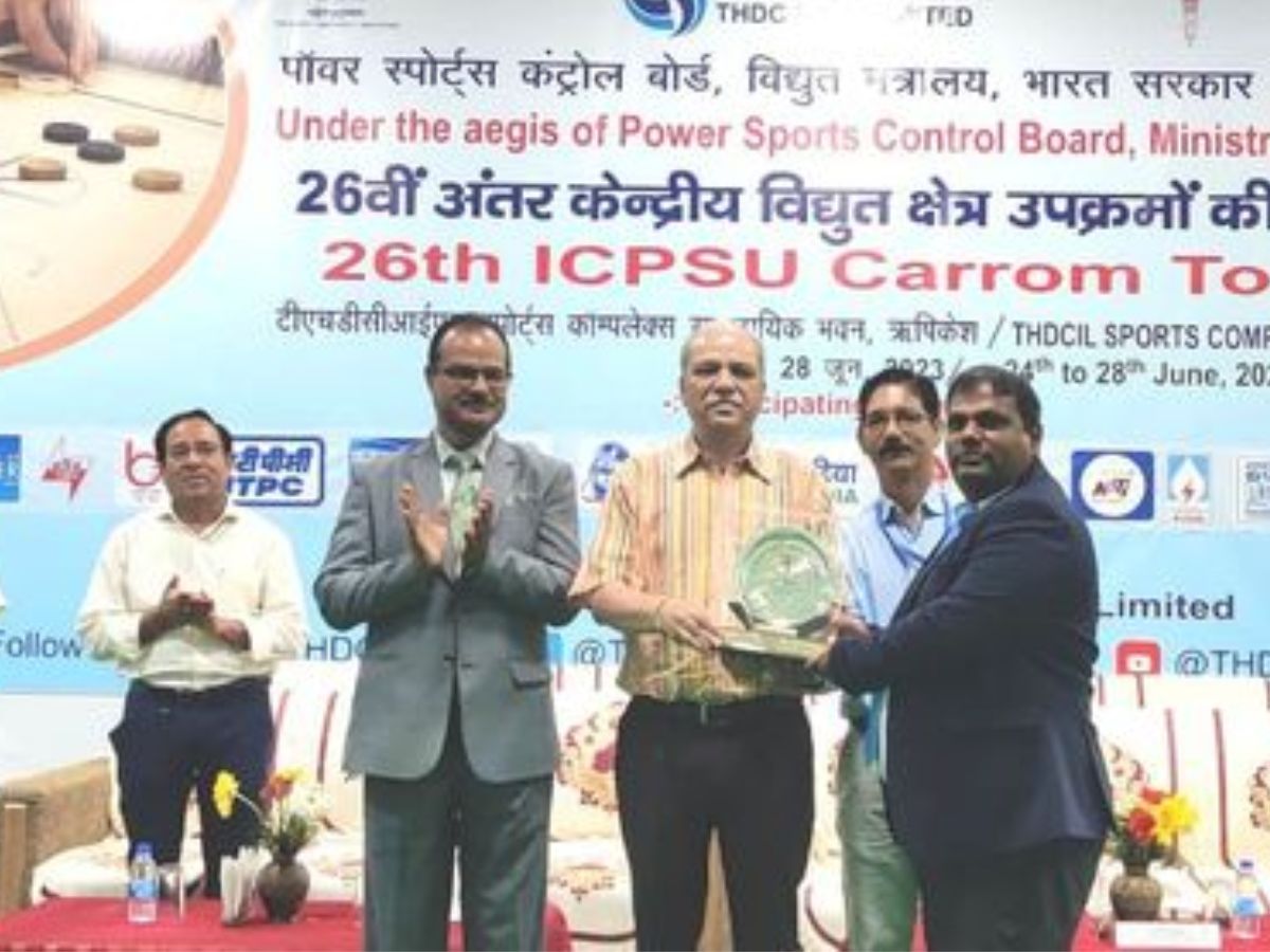Om Prakash, Assistant Manager (Electricity) NHPC won bronze medal