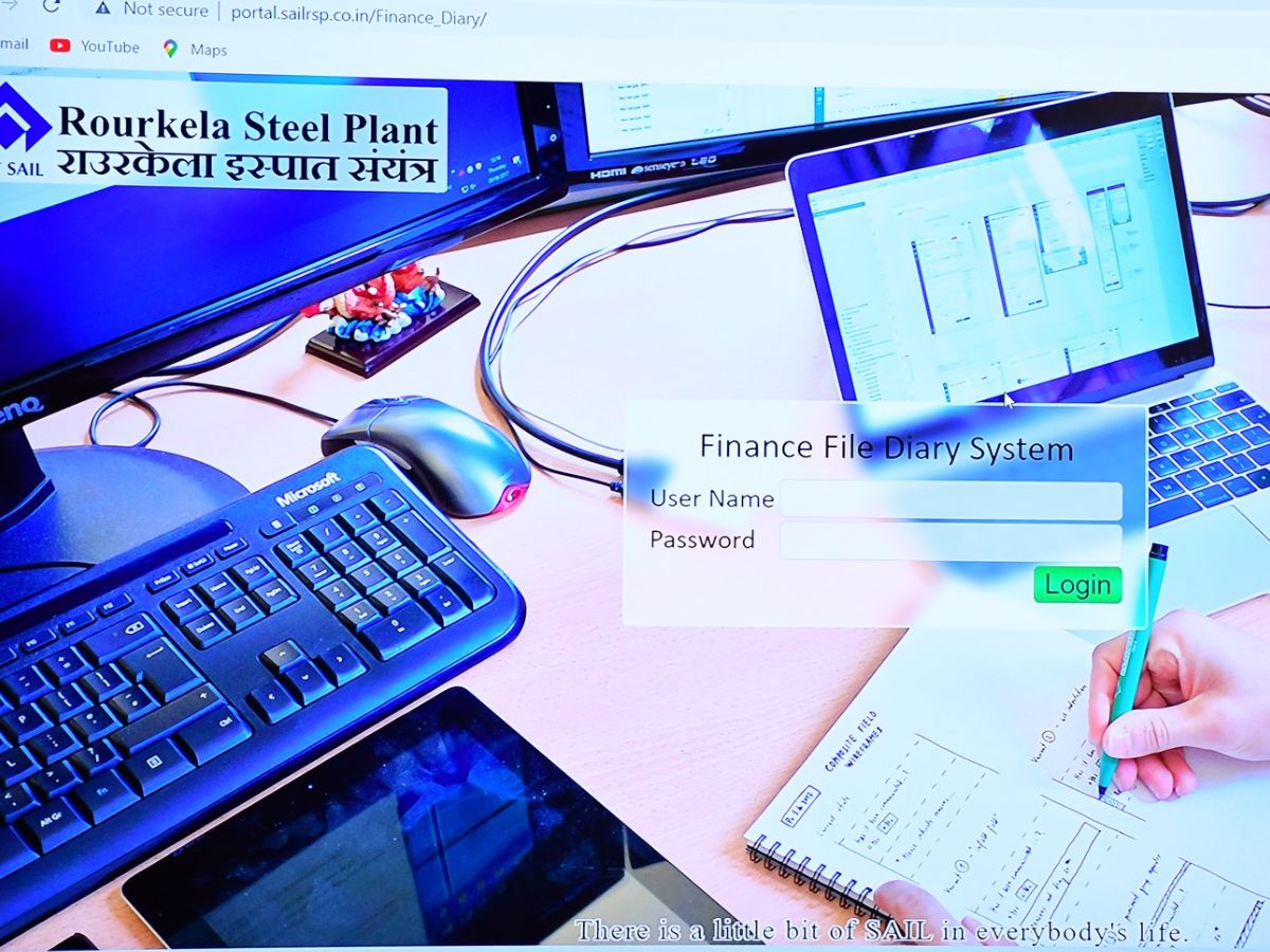 SAIL, RSP Launched an 'Online Finance File Diary System'