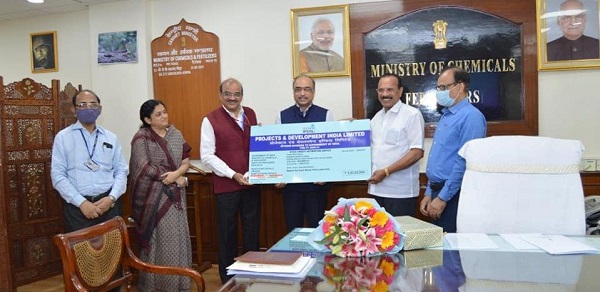 PDIL presented Final and Interim dividend of Rs 9.55 crore and Rs 6.93 crore respectively