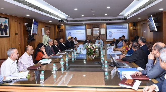 Secretary Power Chairs Review Meeting at PFC