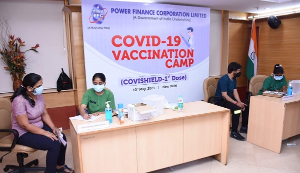 PFC organises Covid-19 vaccination camp, 556 people vaccinated