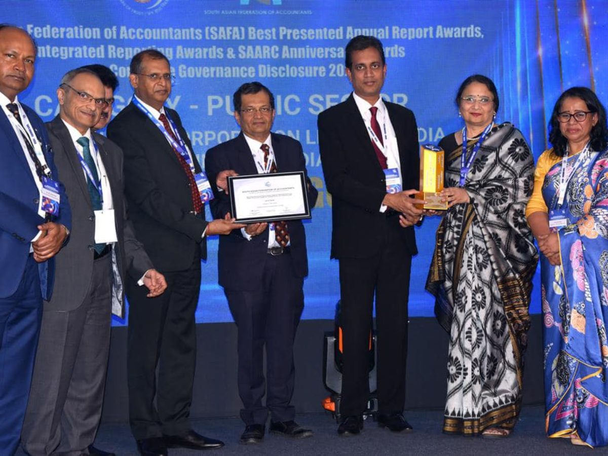 PFC wins SAFA Gold Award in Public Sector Entities category
