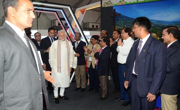 PM Visits Power Pavilion at Vibrant Gujarat Global Summit