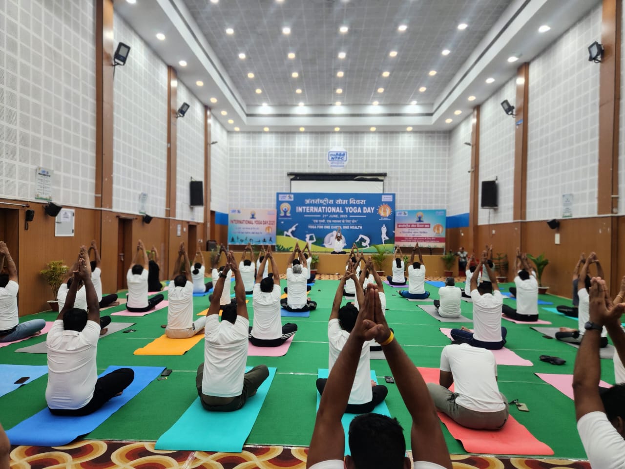 NTPC Bongaigaon Observes International Day of Yoga 2025