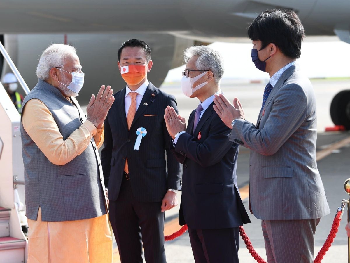 PM Modi arrives Tokyo; will take part in various programmes