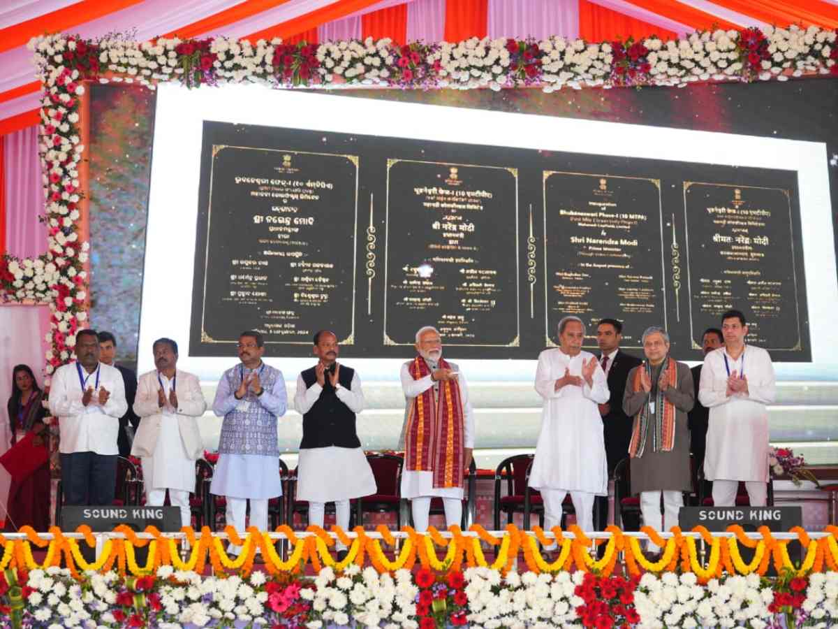 PM Modi Lays Foundation Stone for NLC India Talabira Thermal Power Project