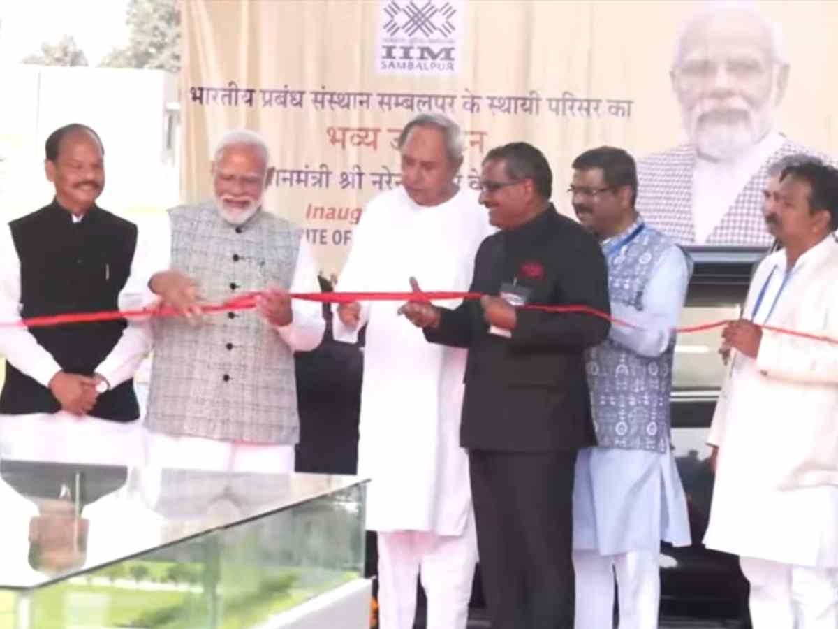 PM Modi inaugurates 200 acre eco-friendly permanent campus of IIM Sambalpur