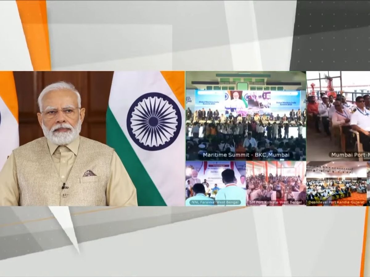 PM Modi inaugurates Global Maritime India Summit 2023