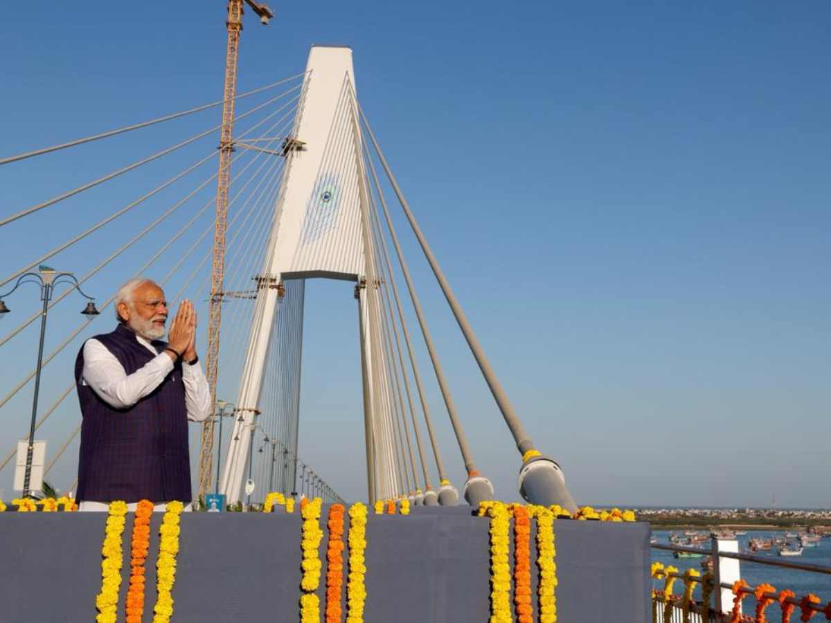 Gujarat: PM Modi inaugurates Sudarshan Setu