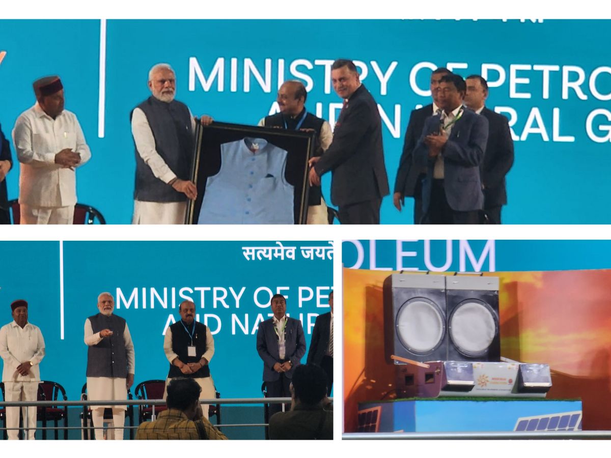 PM Modi launches and dedicates uniforms under IOCL ‘Unbottled’ initiative and twin-cooktop model