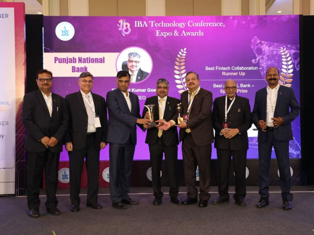PNB felicitated for Best Fintech Collaboration