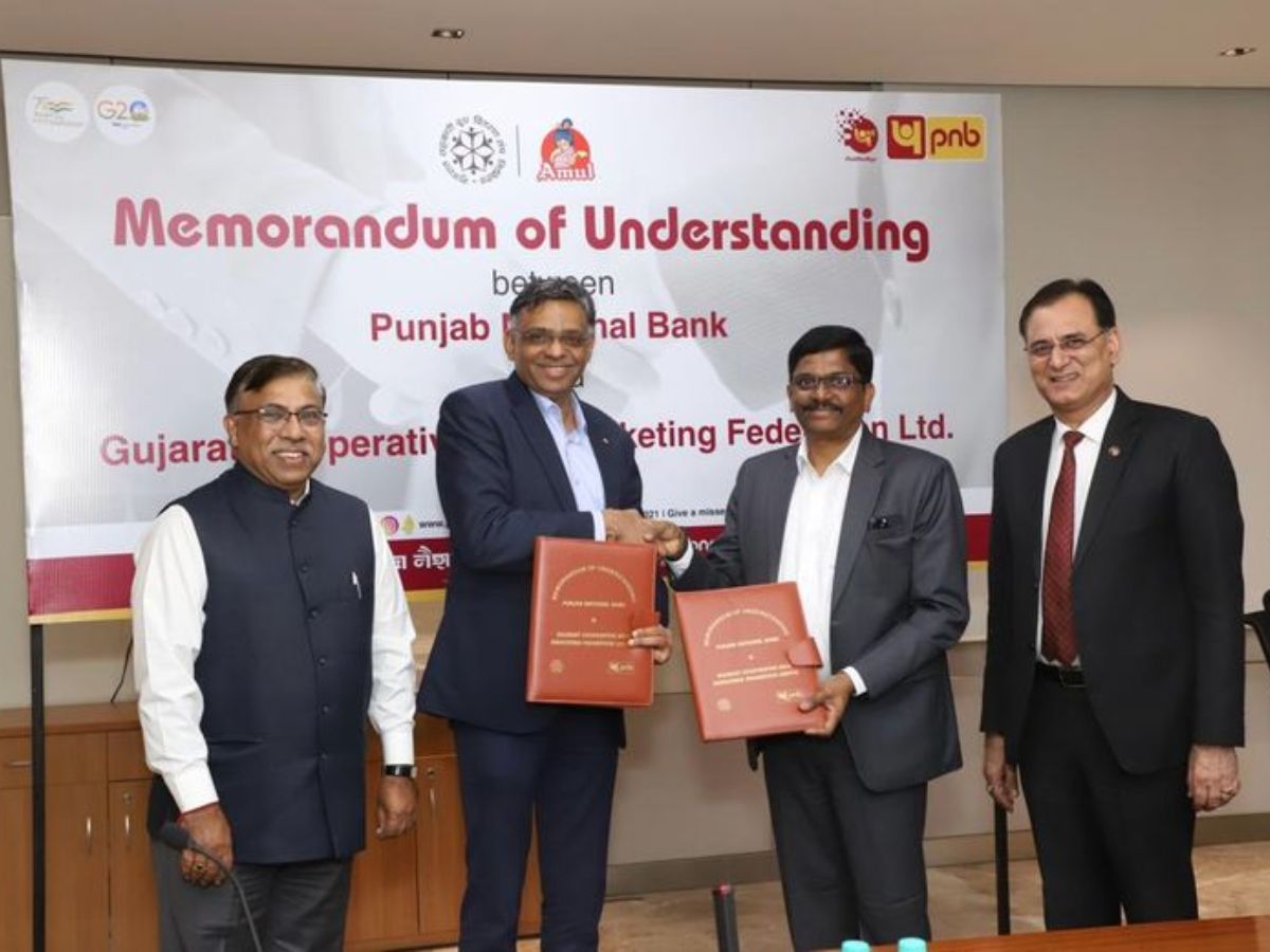 PNB has entered into an MoU with GCMMF Ltd.