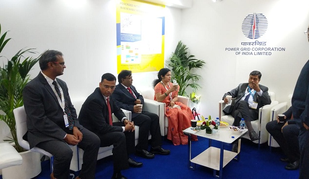 Power Minister Discussed with Powergrid Officials at WFES 2019