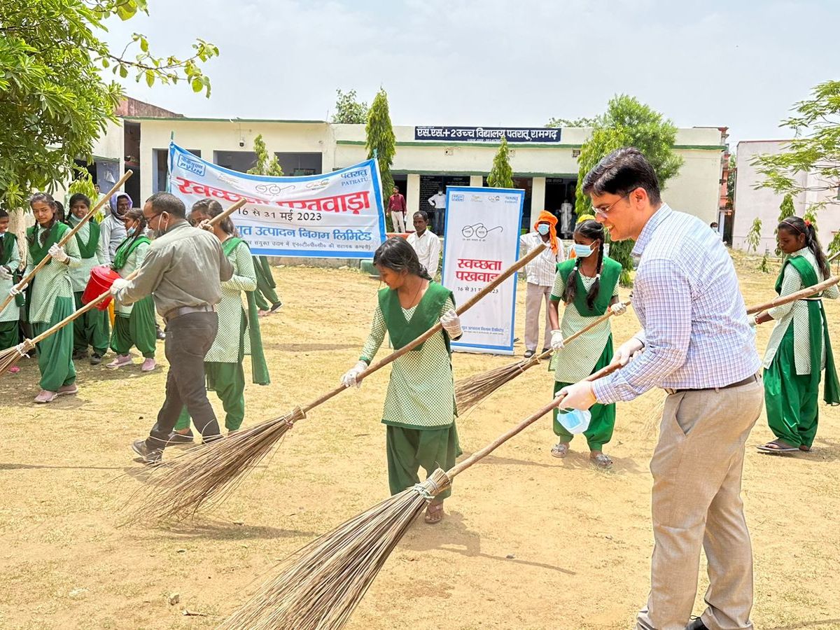 PVUN, Patratu observed Swachhata Pakhawada- 'Mahatma Gandhi's vision'