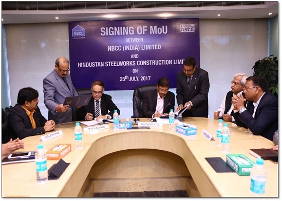 NBCC INKS MOU WITH ITS SUBSIDIARY HSCL