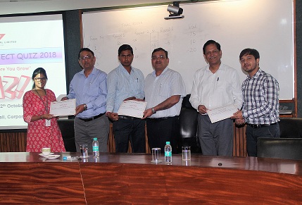 IRCON Organised 3rd Inter-Project Quiz Competition