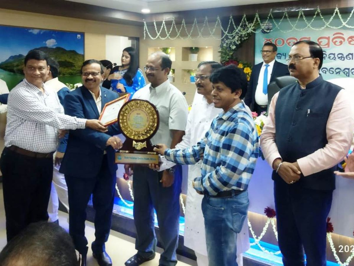 Pollution control appreciation award to NTPC Kaniha
