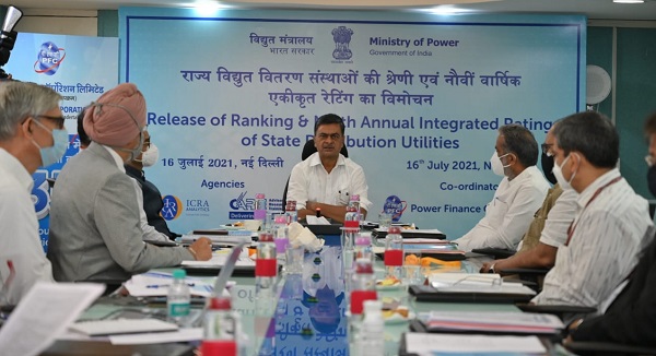 Power Minister RK Singh released 9th Integrated Ratings for State Power Distribution Utilities