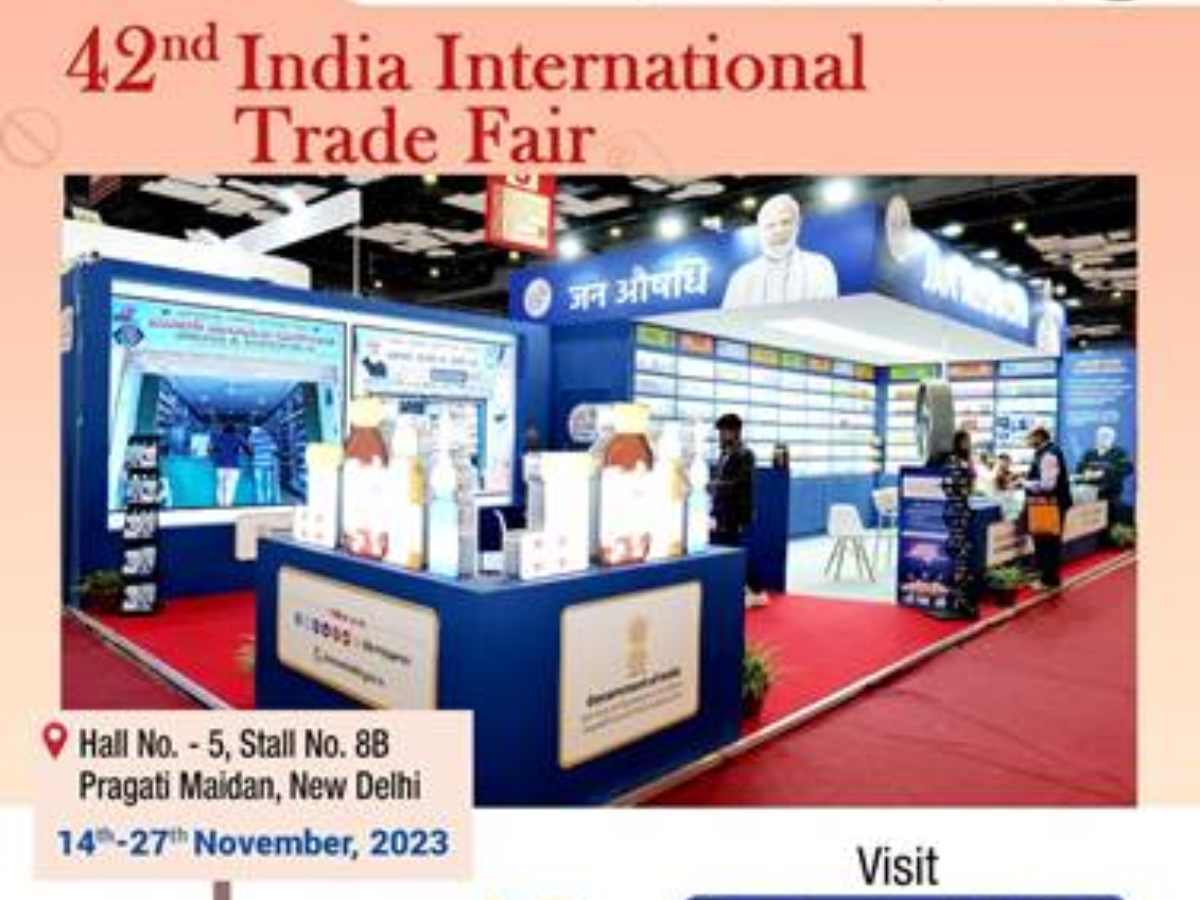 Pradhan Mantri Bharatiya Janaushadhi Pariyojana participating in 42nd Indian International Trade Fair
