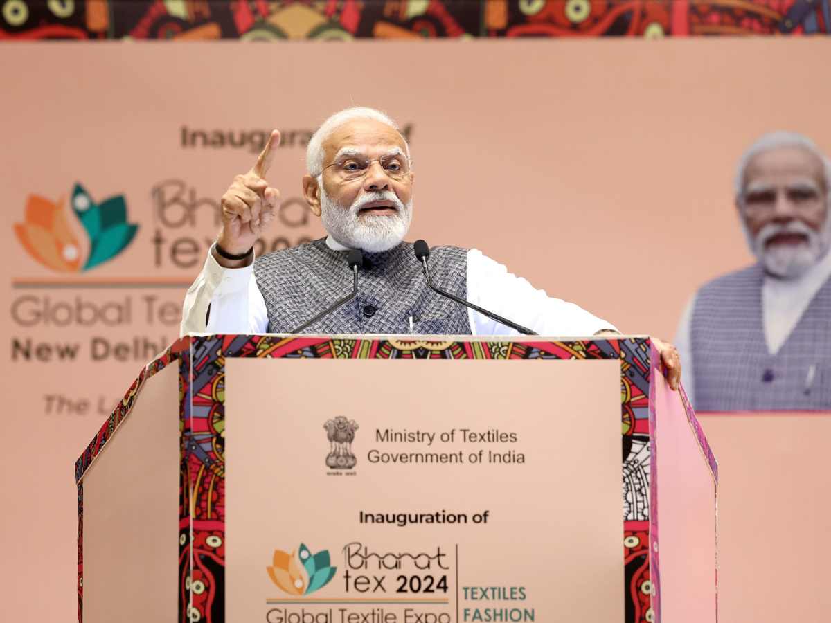 Prime Minister inaugurates Bharat Tex 2024 in New Delhi