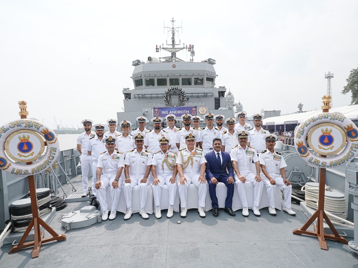 Proud Moment for GRSE as Second ASW SWC INS Androth Gets Commissioned Into Navy