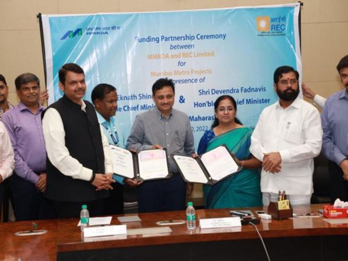REC signed Rs 30,483 Cr agreement for 9 metro projects in Mumbai Region