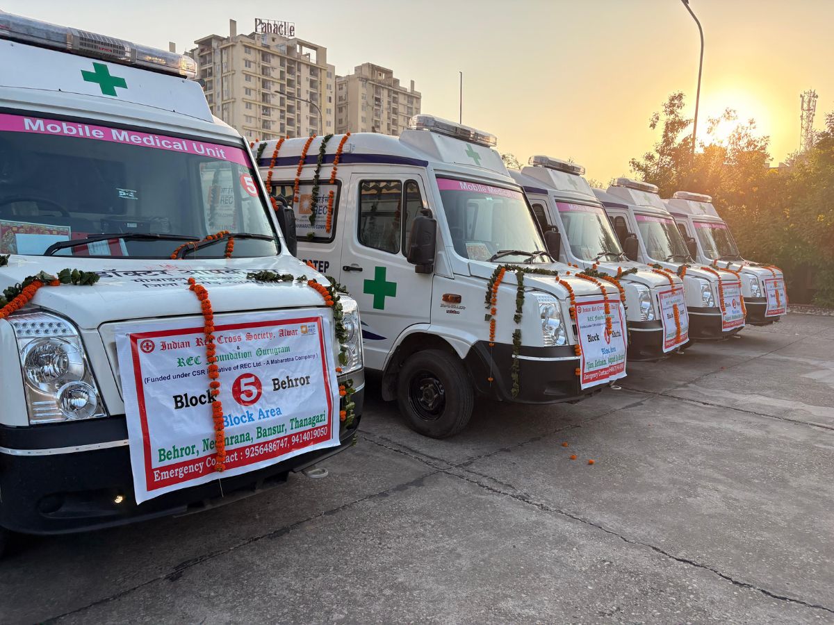 Union Minister Bhupender Yadav Flags Off REC’s Rs 5.71 Crore Mobile Medical Units to Boost Rural Healthcare in Rajasthan