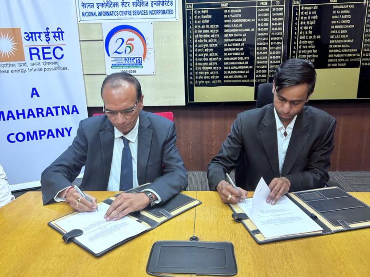 REC inks MoU with NICSI for ICT and Digital Transformation