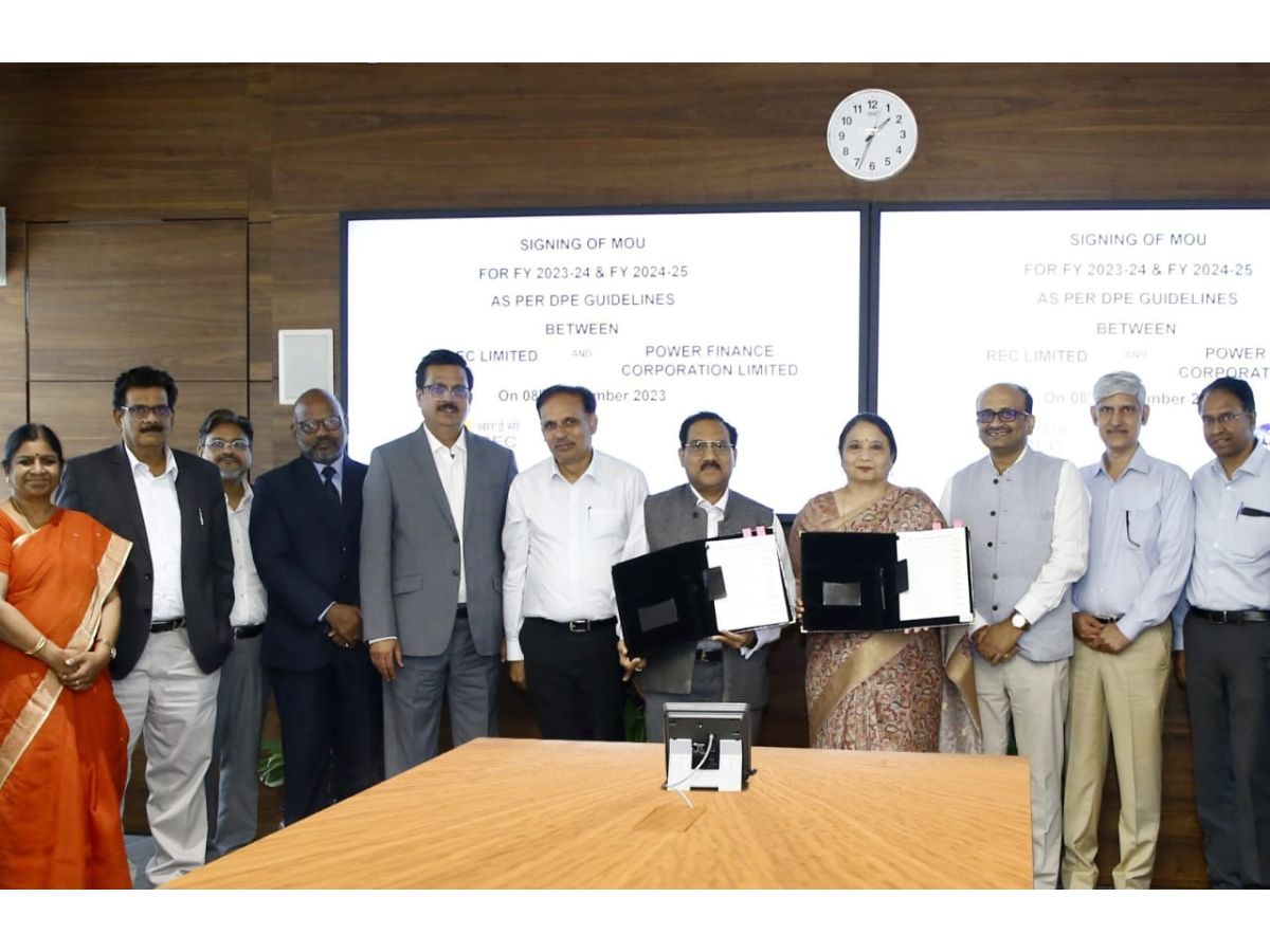 REC signs MoU with PFC for FY 2023-24 & FY 2024-25