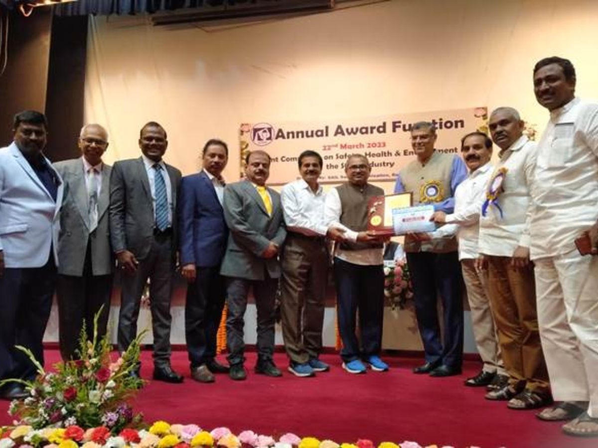 RINL received national level JCSSI Ispat Suraksha Puraskar