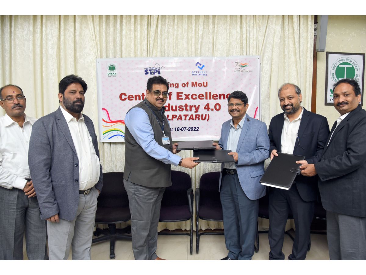 RINL signs MoU with STPI for Centre of Excellence on Industry 4.0 (Kalpataru)