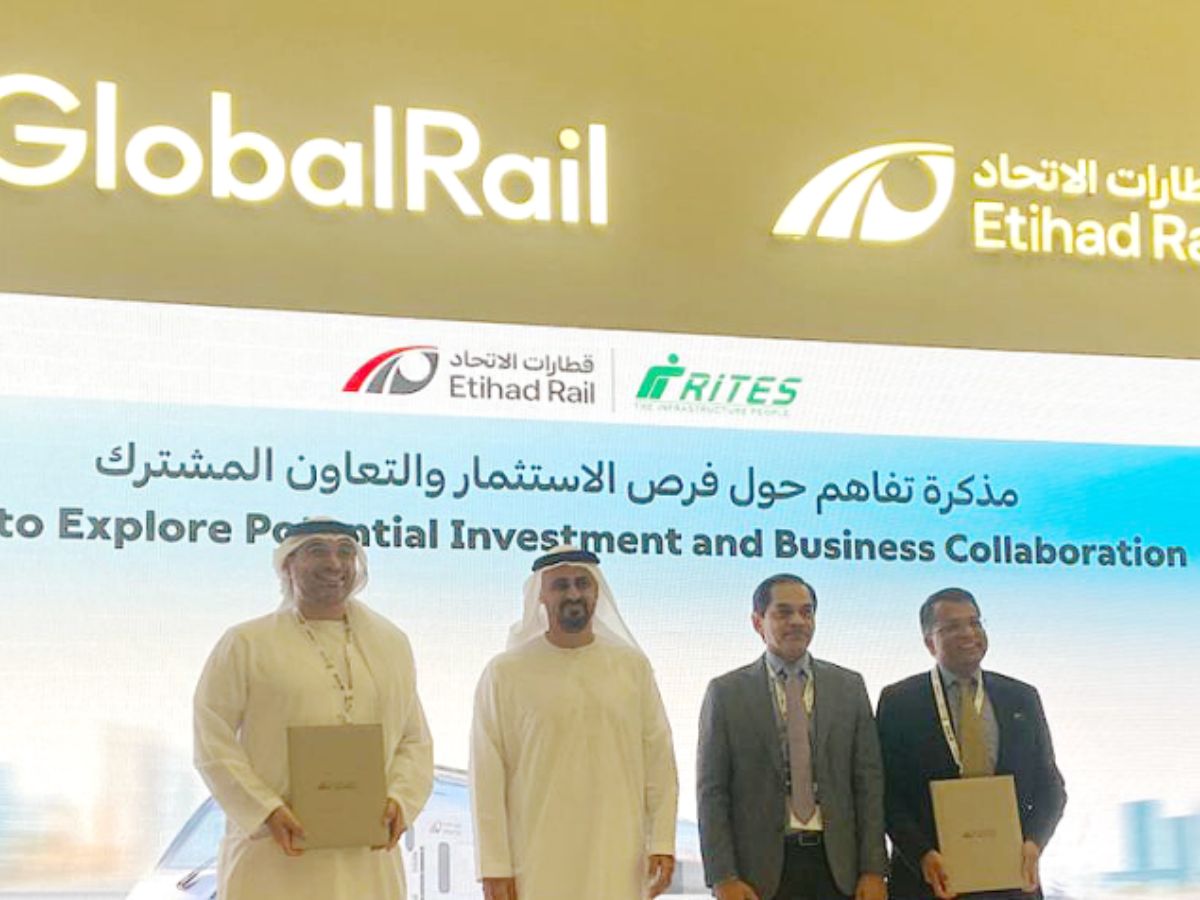 RITES signs MoU with Etihad Rail to further augment business collaboration