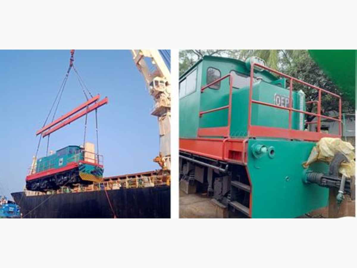 RITES supplies 2 MG diesel-hydraulic shunting locomotives in Bangladesh