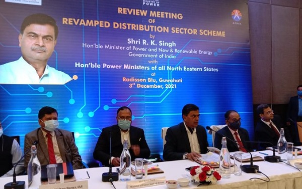 RK Singh holds review meeting with Power Ministers of North Eastern states at Guwahati