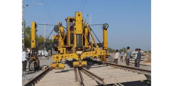 RVNL deployed heavy machinery for DFCCIL to NWR track connection