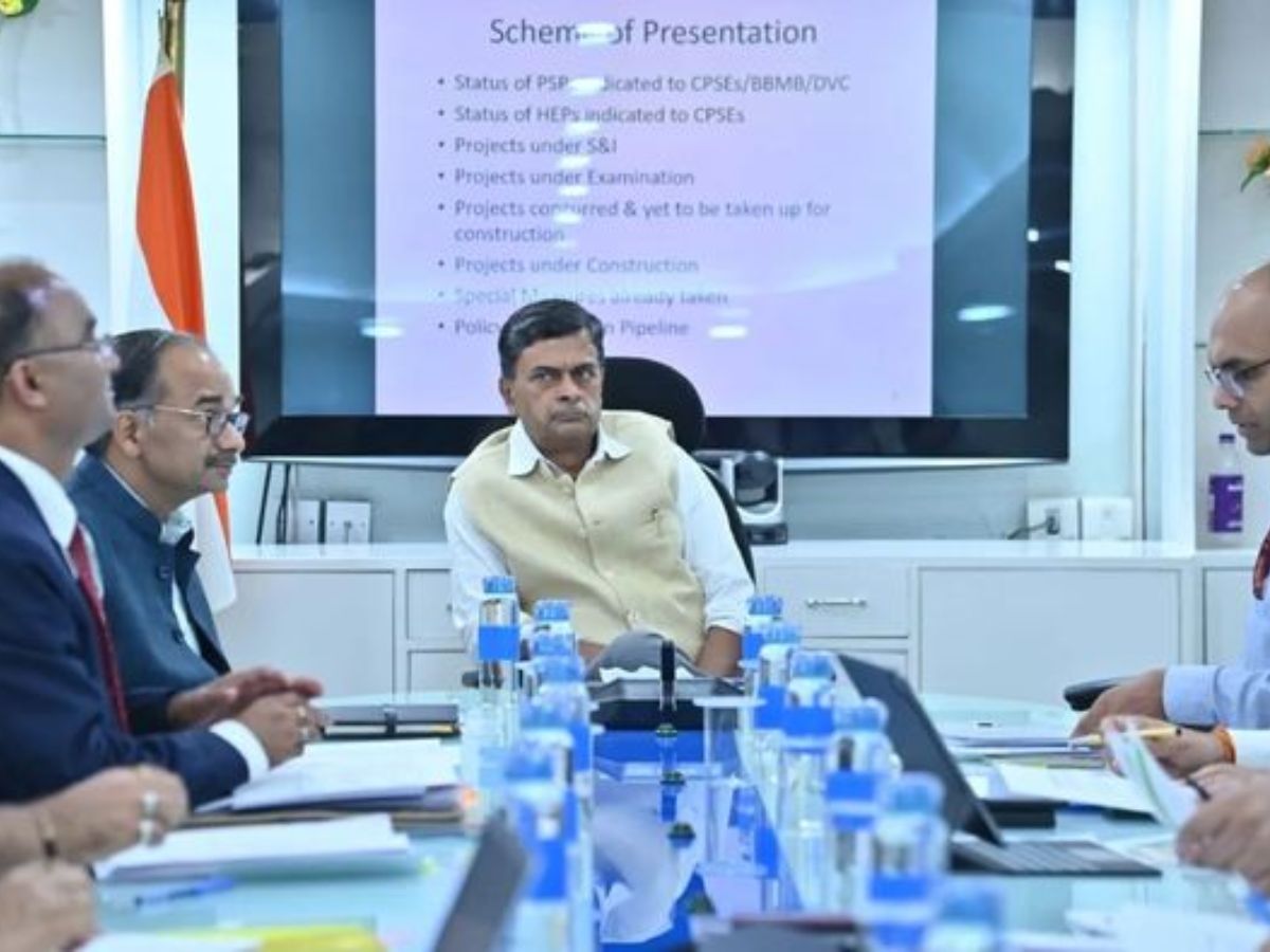 Power Minister R K Singh chairs review meet on Pumped Storage and Hydro Projects