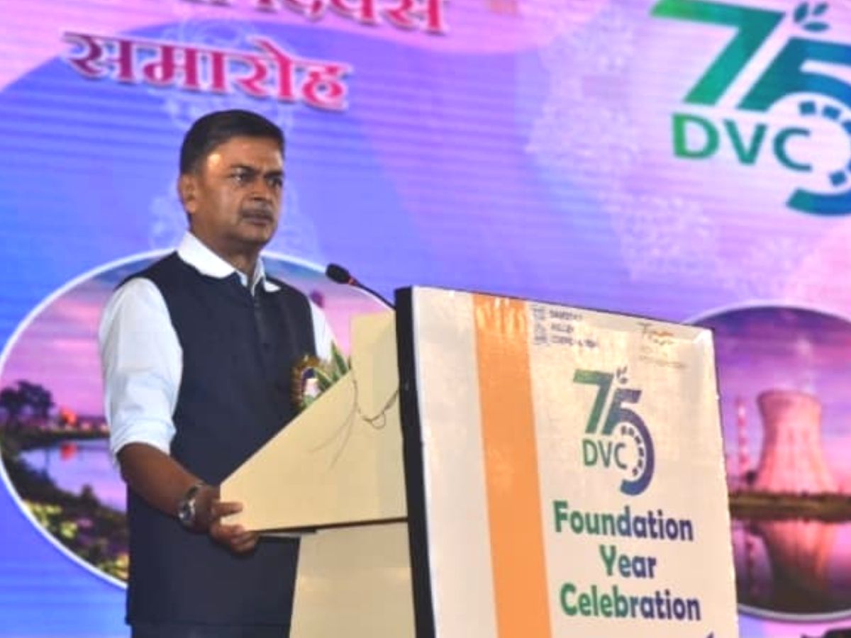 Power Minister R.K Singh graced DVC's 75th Foundation Day