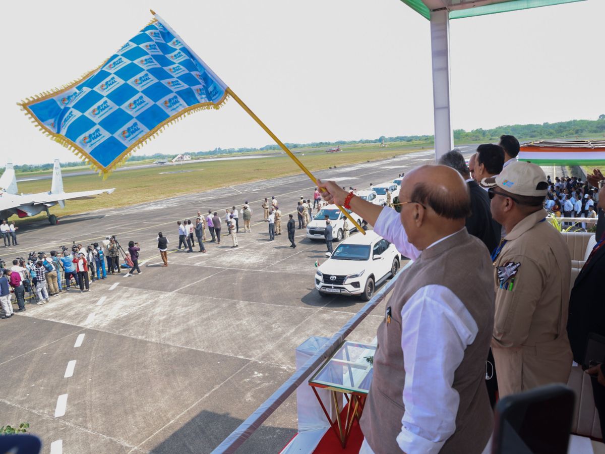 Defence Boost: Rajnath Singh Inaugurates Third LCA Tejas Mk1A Line and First LCA Mk1A is Flagged Off at HAL Nashik