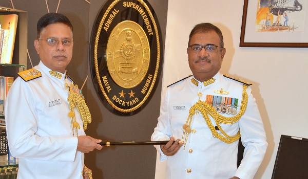 Rear Admiral KP Arvindan, VSM took over charge as Admiral Superintendent of Naval Dockyard