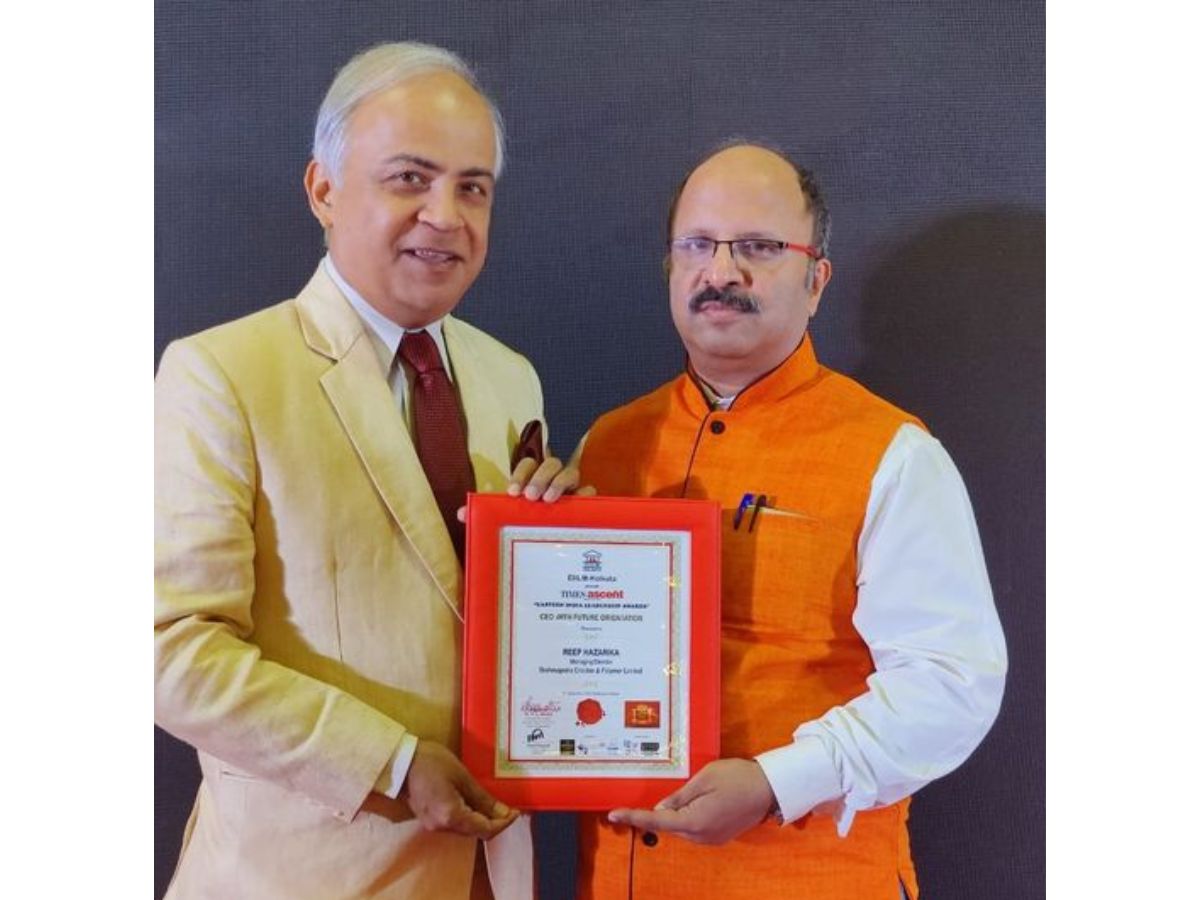 Reep Hazarika, MD BCPL Conferred with 'CEO with future Orientation'